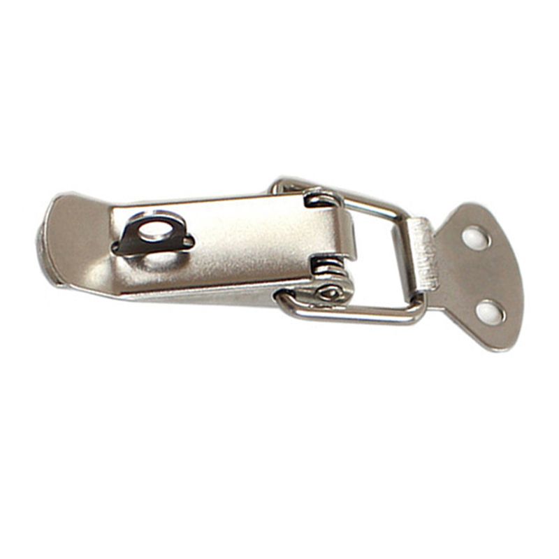 3 PCS L106 Duck Mouth Buckle Toolbox Iron Lock Buckle Heavy Duty Flat Mouth Spring Hasp Suitcase Hardware Parts