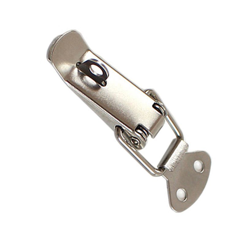 3 PCS L106 Duck Mouth Buckle Toolbox Iron Lock Buckle Heavy Duty Flat Mouth Spring Hasp Suitcase Hardware Parts