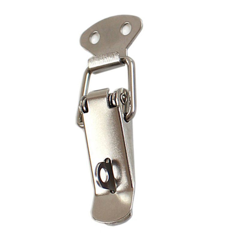 3 PCS L106 Duck Mouth Buckle Toolbox Iron Lock Buckle Heavy Duty Flat Mouth Spring Hasp Suitcase Hardware Parts