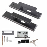 Universal Door Handle Lock Set Aluminum Alloy Mute Bedroom Door Lock for Home Household
