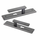 Universal Door Handle Lock Set Aluminum Alloy Mute Bedroom Door Lock for Home Household