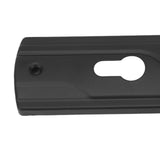 Door Handle Lock Manganese Steel Silent Bearing Universal Door Lever Lock Set with Keys for Home Bedroom Black - Extra Image