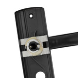 Door Handle Lock Manganese Steel Silent Bearing Universal Door Lever Lock Set with Keys for Home Bedroom Black