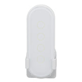 Wifi Wireless Smart Button for ZigBee for TUYA 4 Buttons 3 Way Remote Control for Home White - Rear View