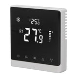 Air Conditioning Fan Thermostat Home Touchscreen Thermostat Panel Temperature Controller DC Brushless 180‑260V - Front View