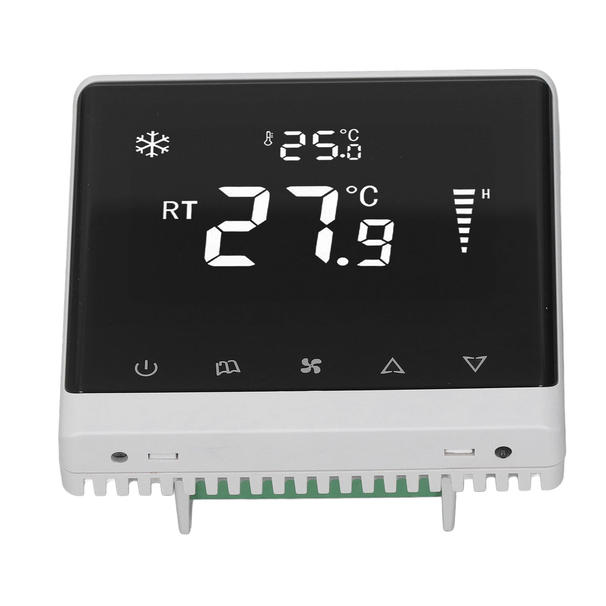 Air Conditioning Fan Thermostat Home Touchscreen Thermostat Panel Temperature Controller DC Brushless 180‑260V
