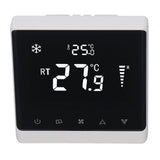 Air Conditioning Fan Thermostat Home Touchscreen Thermostat Panel Temperature Controller DC Brushless 180‑260V