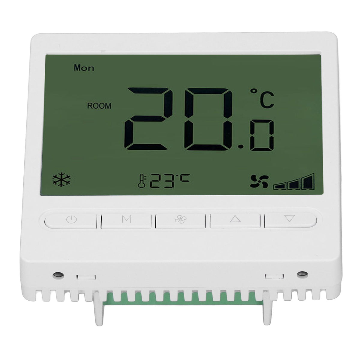 Smart Fan Coil Thermostat ABS LCD Screen Anti Interference Intelligent Thermostat for Home 220V