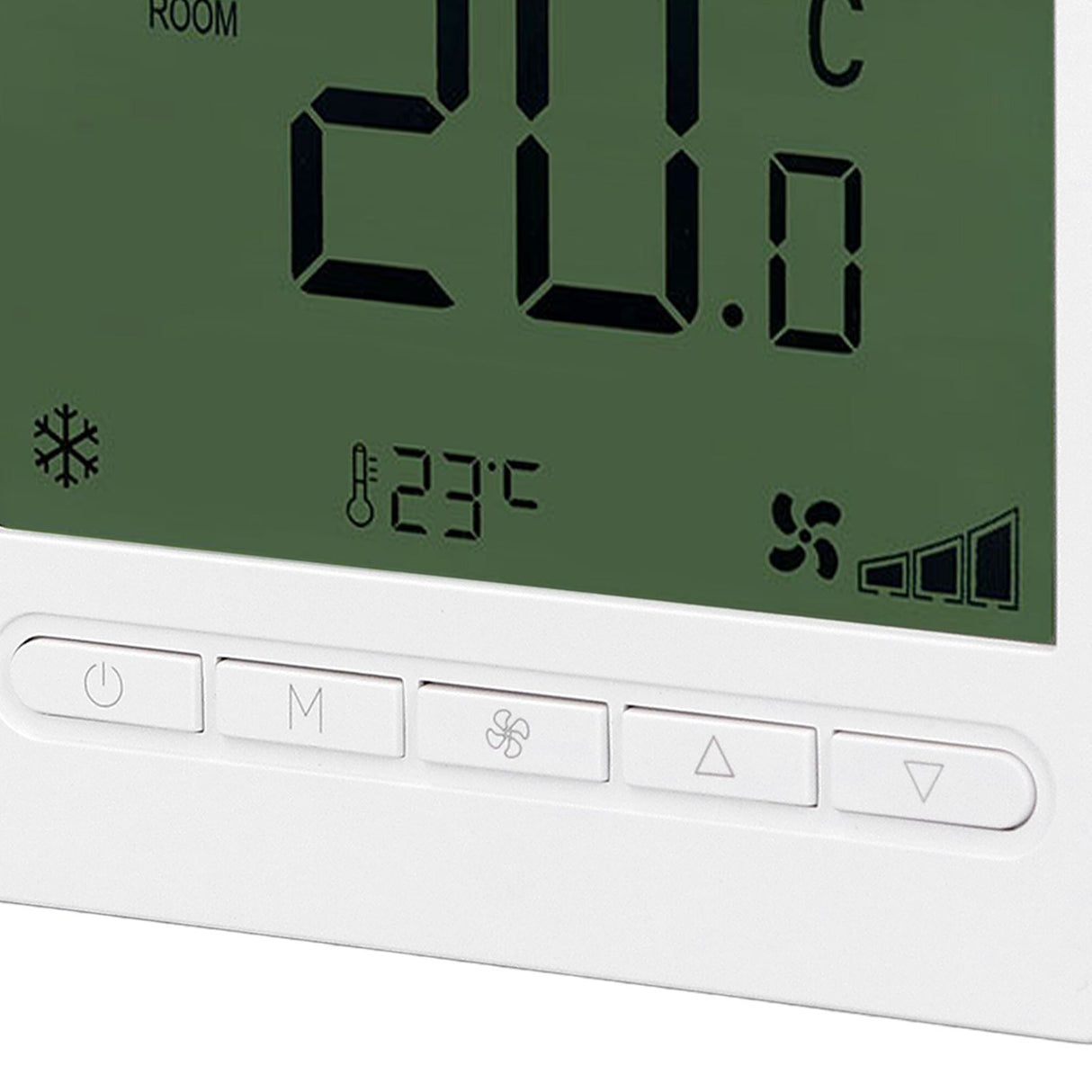 Smart Fan Coil Thermostat ABS LCD Screen Anti Interference Intelligent Thermostat for Home 220V