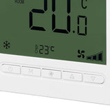 Smart Fan Coil Thermostat ABS LCD Screen Anti Interference Intelligent Thermostat for Home 220V - Extra Image