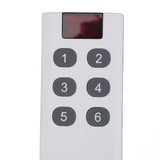 433MHZ Universal Wireless Learning Code Digital Remote Controller Transmitter High Power 1000m Remote Control 6 Keys - Extra Image
