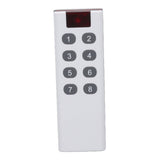 433MHZ Universal Wireless Learning Code Digital Remote Controller Transmitter High Power 1000m Remote Control 8 Keys - Close-Up Angle