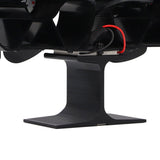 6 Blades Heat Powered Stove Fan Dual Head Fireplace Fan Home Non Electric Fan Black - Extra Image