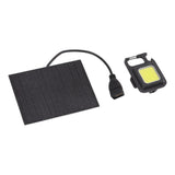 Monocrystalline Solar LED Light 5W IP68 Waterproof USB Rechargeable Solar Panel Light for Outdoor Camping - Rear View
