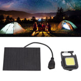 Monocrystalline Solar LED Light 5W IP68 Waterproof USB Rechargeable Solar Panel Light for Outdoor Camping - Extra Image