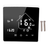 Smart Thermostat LCD Touch Screen Thermostat Programmable Temperature Controller for Boiler 95‑240V Concealed Installation