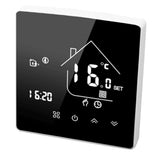 Smart Thermostat LCD Touch Screen Thermostat Programmable Temperature Controller for Boiler 95‑240V Concealed Installation - 45-Degree Angle