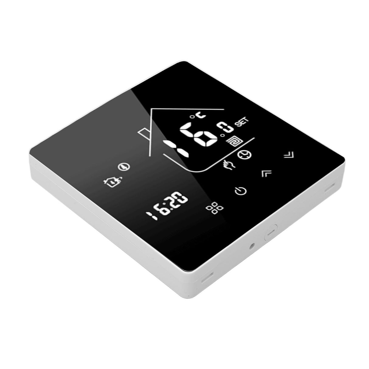 Smart Thermostat LCD Touch Screen Thermostat Programmable Temperature Controller for Boiler 95‑240V Concealed Installation