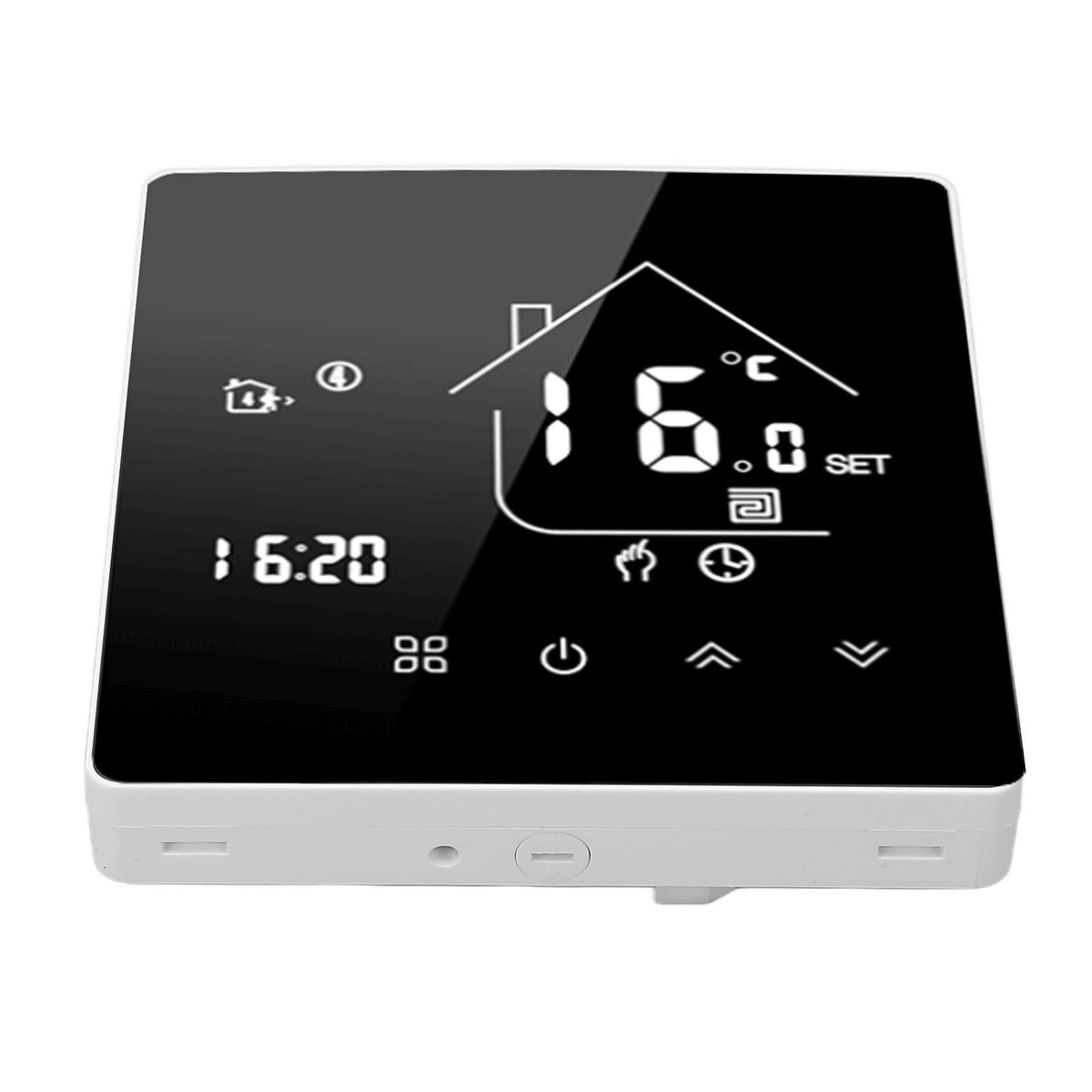 Smart Thermostat LCD Touch Screen Thermostat Programmable Temperature Controller for Boiler 95‑240V Concealed Installation