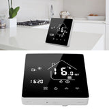 Smart Thermostat LCD Touch Screen Thermostat Programmable Temperature Controller for Boiler 95‑240V Concealed Installation