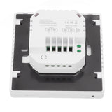 Smart Thermostat Backlit Touch Screen Dual Control Temperature Controller for Floor Heating High Power AC 85V‑240V White