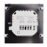 Smart Thermostat Backlit Touch Screen Dual Control Temperature Controller for Floor Heating High Power AC 85V‑240V White