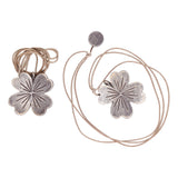 2 PCS Curtain Tiebacks Simple Resin Carving Binding Rope Curtain Strap Buckle Accessories - Side View