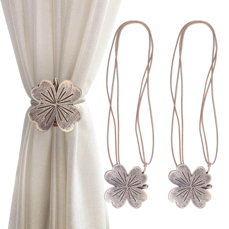 2 PCS Curtain Tiebacks Simple Resin Carving Binding Rope Curtain Strap Buckle Accessories