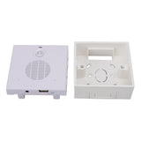 Motion Sensor Doorbell Human Infrared Induction Volume Adjustable Driveway Alarms for Bank Warehouse Enterprise 220V - Top-Down View