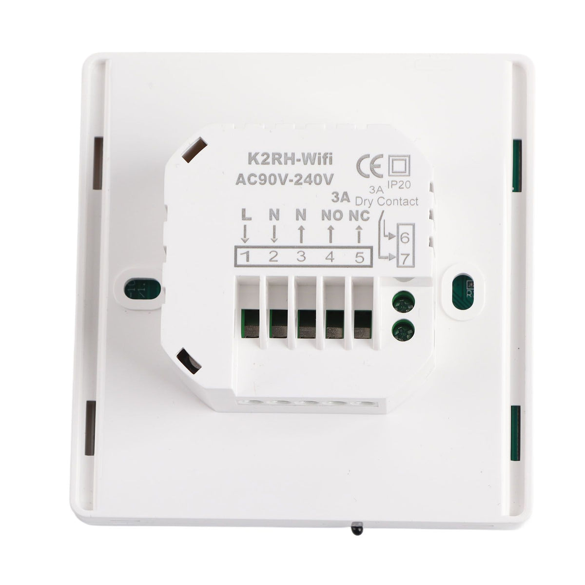 Smart Thermostat Touch Screen 7 Days Programmable APP Control WiFi Plumbing Temperature Controller for Home 90‑240V