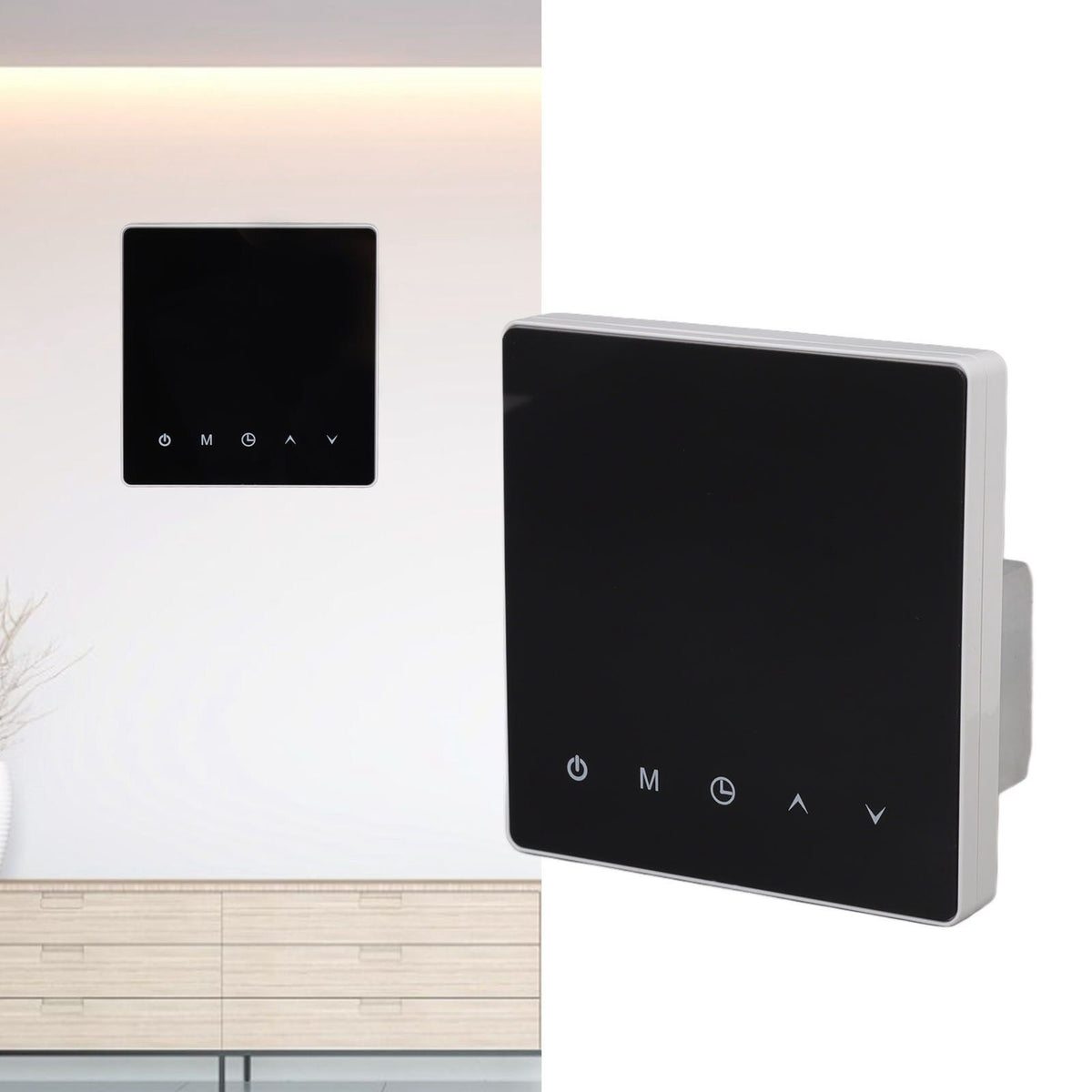 Smart Thermostat Touch Screen 7 Days Programmable APP Control WiFi Plumbing Temperature Controller for Home 90‑240V