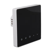 Smart Thermostat 86 Type LCD Touch Screen 7 Day Programmable Modes Digital Thermostat for Home 90 to 240V - Top-Down View