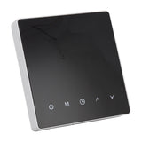 Smart Thermostat 86 Type LCD Touch Screen 7 Day Programmable Modes Digital Thermostat for Home 90 to 240V - Low Angle