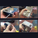 Exterior Gate Lock Stainless Steel Copper Lock Core Left Open with Edge Security Prevent Theft Old Gate Lock