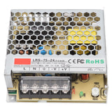 24V Switching Power Supply 3.2A Pure Copper Power Supply Transformer Adapter for Military Equipment 100‑240V