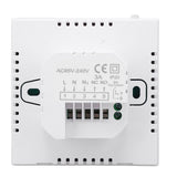 Programmable WIFI Thermostat LCD Touch Screen APP Voice Control Temperature Controller 100‑240V Concealed Installation
