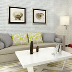 3D Wallpaper Self Adhesive Waterproof Cuttable Odorless Faux Brick Wall Panel for Living Room Bedroom White 10pcs