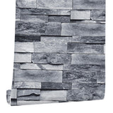 Self Adhesive Wallpaper 3D Simulation Brick Designed Thickened Paper Wall Stickers for Decoration