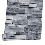 Self Adhesive Wallpaper 3D Simulation Brick Designed Thickened Paper Wall Stickers for Decoration - Side View