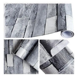 Self Adhesive Wallpaper 3D Simulation Brick Designed Thickened Paper Wall Stickers for Decoration - Extra Image