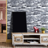 Self Adhesive Wallpaper 3D Simulation Brick Designed Thickened Paper Wall Stickers for Decoration - Extra Image