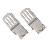 2PCS Measuring Tape Clip Aluminium Alloy with Three Installation Slots Measuring Tape Holder for Woodworking