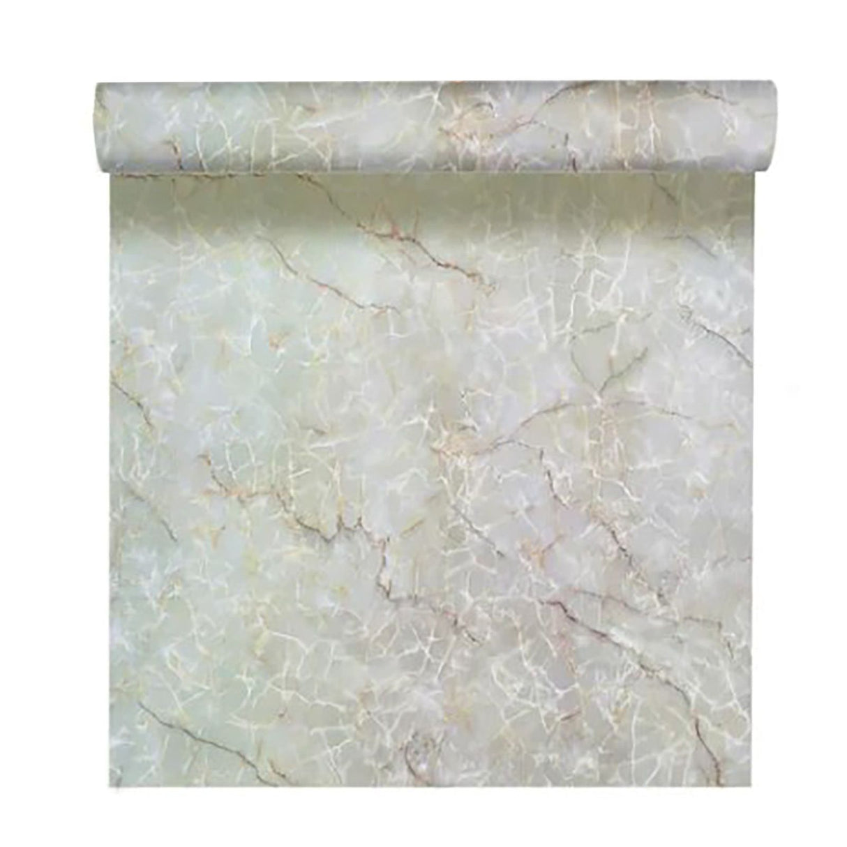 Kitchen Self Adhesive Film Marble Grain Waterproof High Temperature Resistance Home Decoration Wallpaper for Kitchen