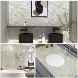 Kitchen Self Adhesive Film Marble Grain Waterproof High Temperature Resistance Home Decoration Wallpaper for Kitchen