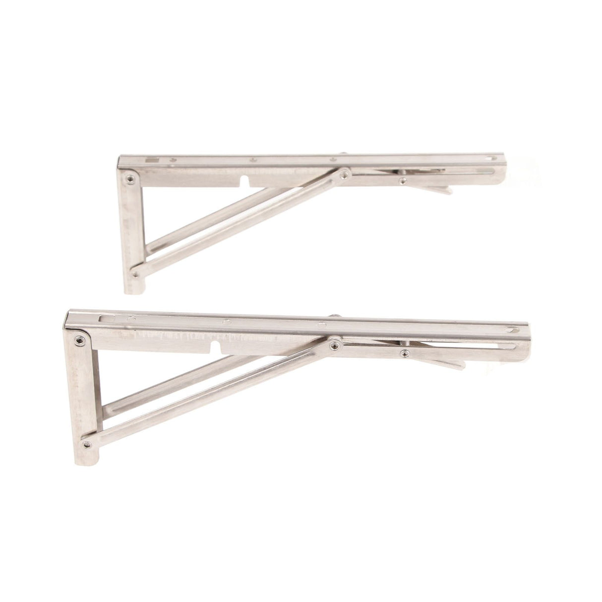 Triangular Folding Angle Bracket Thickened Stainless Steel L Shaped Folding Angle Support for Kitchen Bedroom