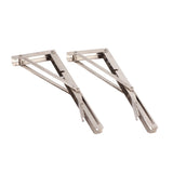 Triangular Folding Angle Bracket Thickened Stainless Steel L Shaped Folding Angle Support for Kitchen Bedroom