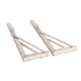 Triangular Folding Angle Bracket Thickened Stainless Steel L Shaped Folding Angle Support for Kitchen Bedroom