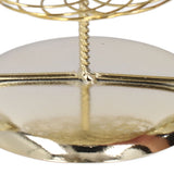 Candlestick Ornaments European Metal Christmas Tree Shape Wax Candle Holder Home Decoration Double Holder Gold