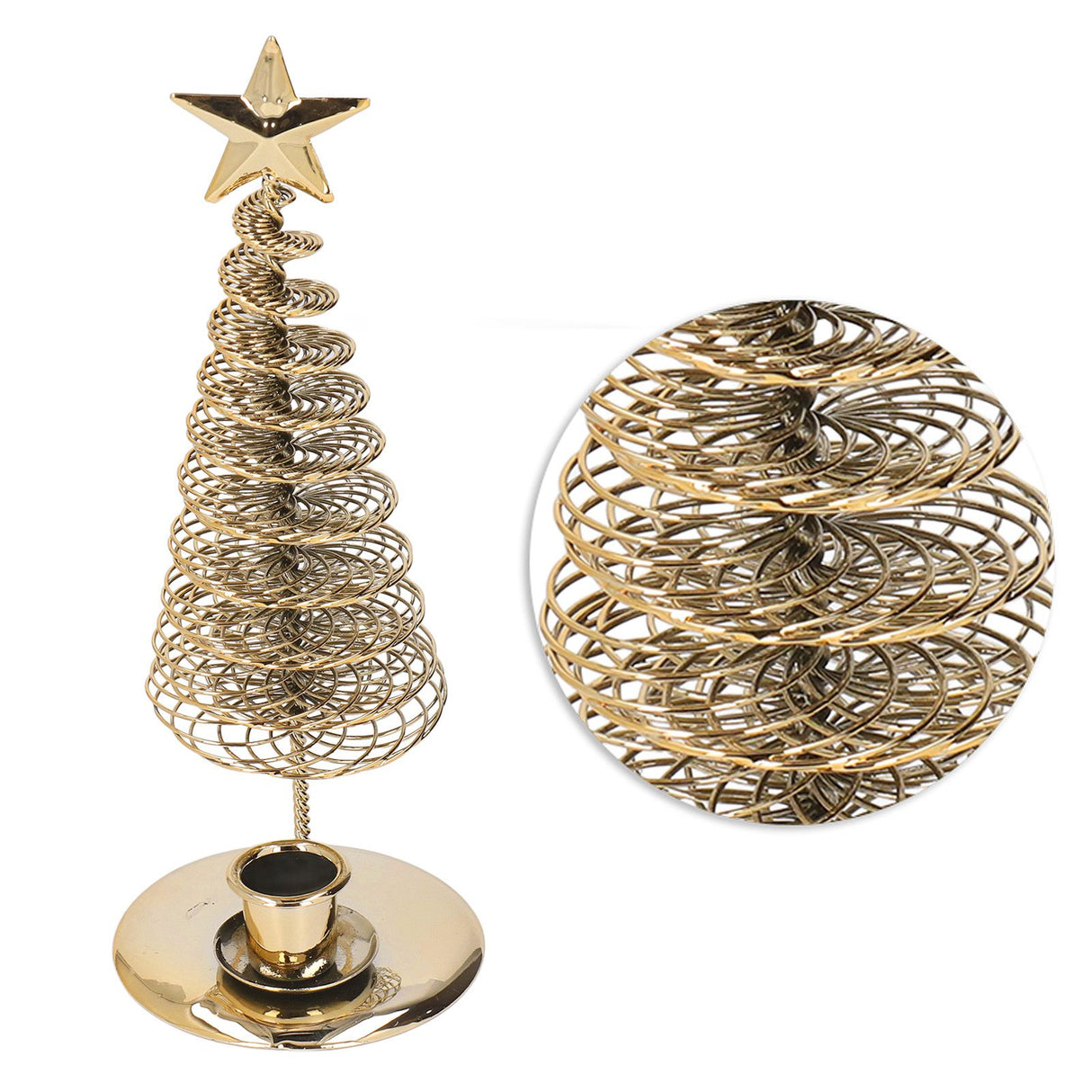 Metal Pine Tree Christmas Tree Tealight Candle Holder Candlestick Ornaments Arab Home Decoration