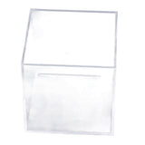 12cm Piggy Bank Acrylic Clear Dustproof Cube Money Boxes Storage Money Saving Box